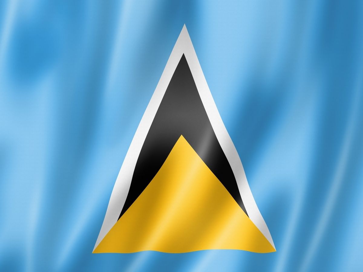 St Lucia flag