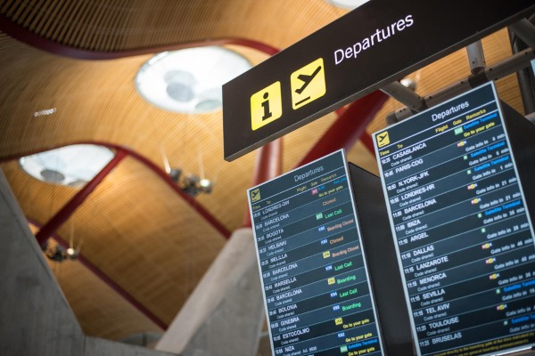 Departure Information Display of a citizen with residency status