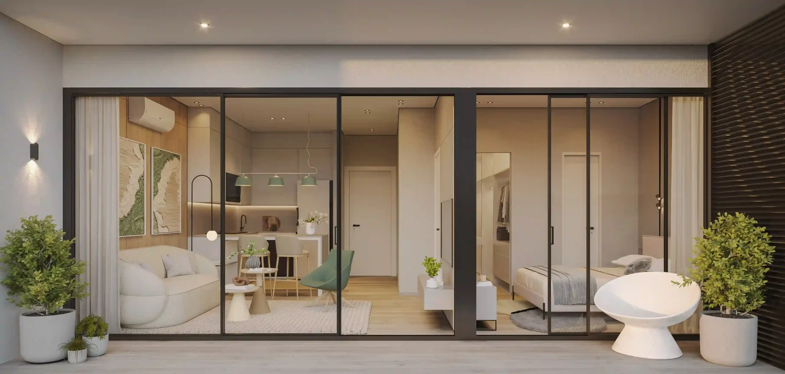 Be Magic · 2BR Lock-Off · 67 m² — gallery image 1