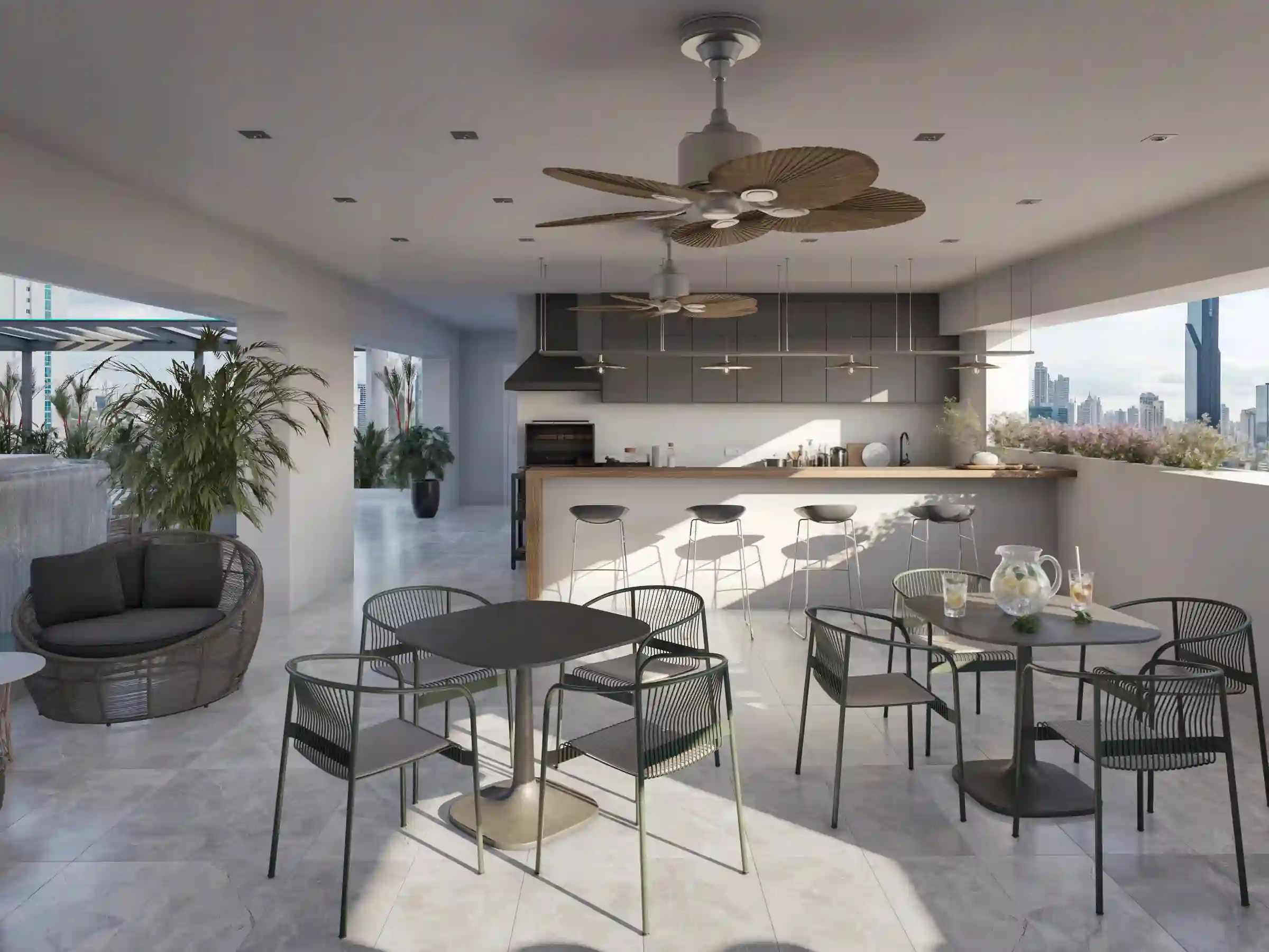 Model Lake · 1BR · 45 m² — gallery image 1