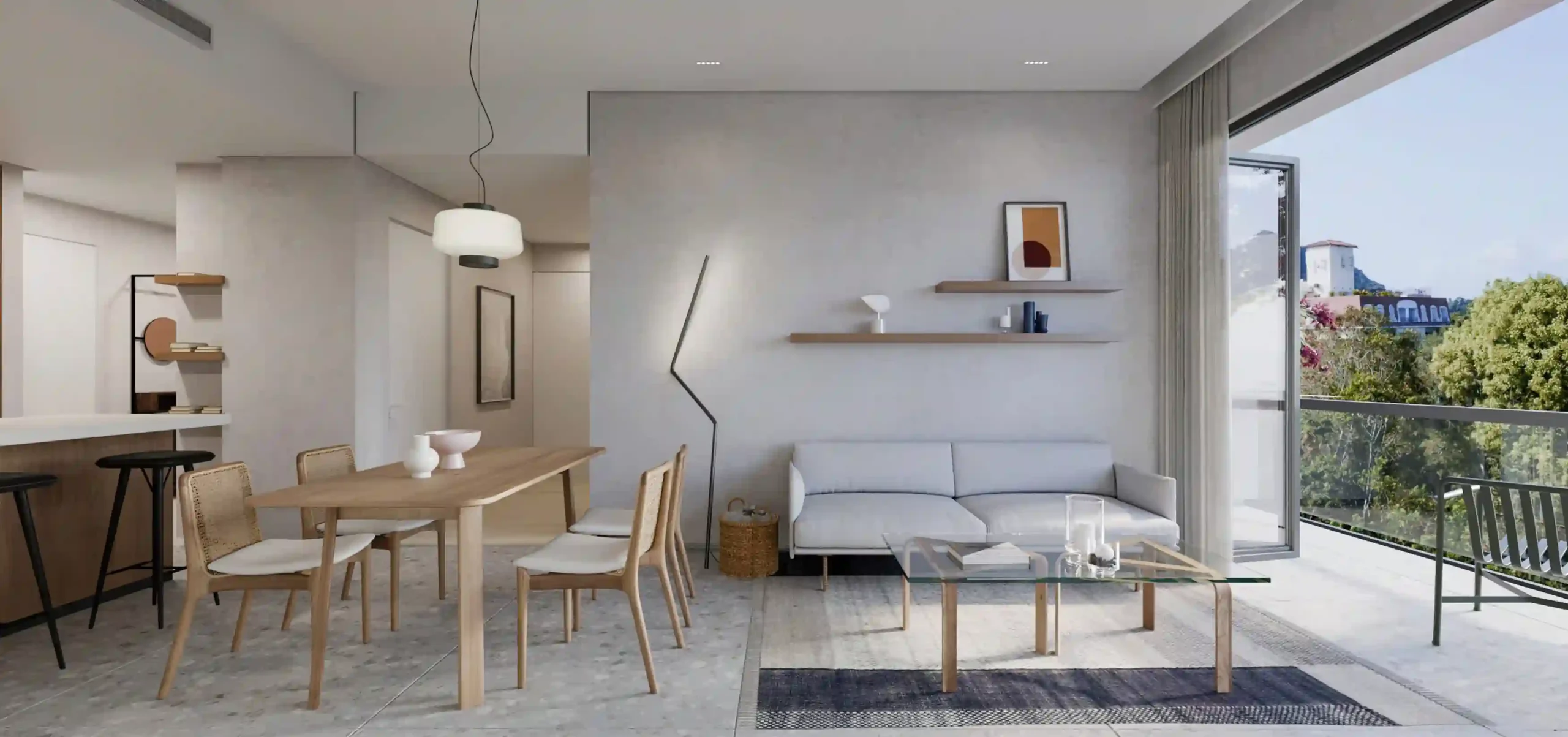 Almendro Flex · 2BR Flex · 80 m² · Torres 2, 3, 4