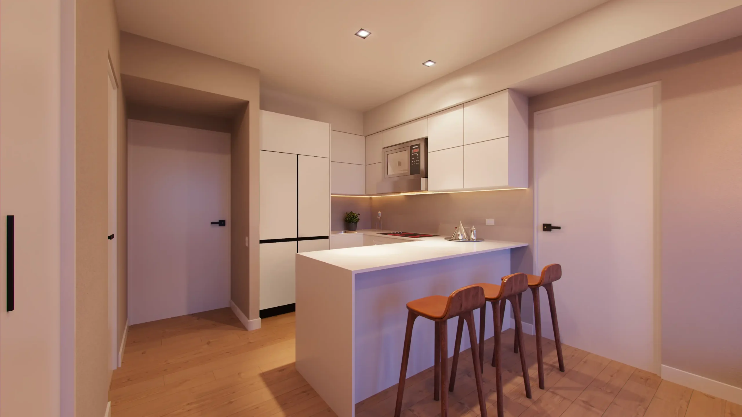 Milan Lock-Off · 2BR Lock-Off · 77 m² — gallery image 1