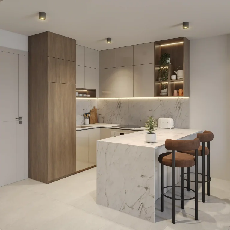 2BR Lock-Off  94 m² Corner Unit