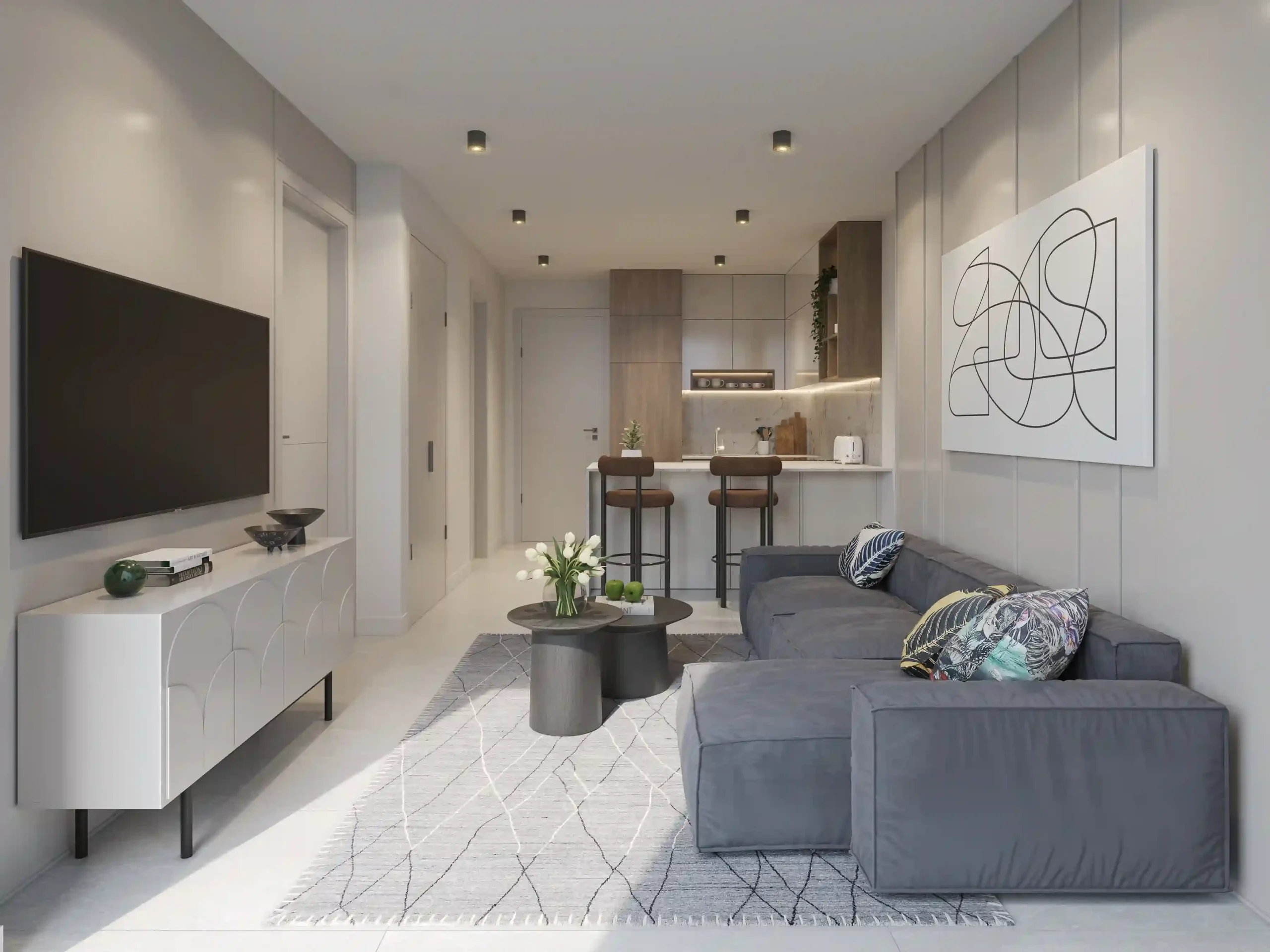 2BR Lock-Off  94 m² Corner Unit — gallery image 5